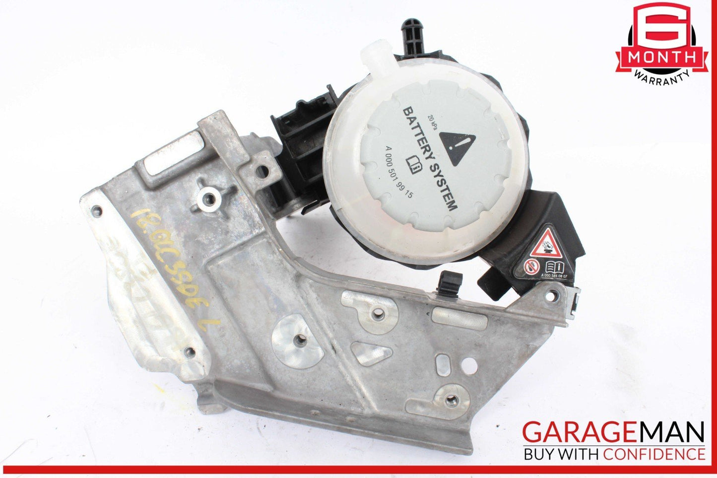 18-20 Mercedes X253 GLC350e Front Left Radiator Support Bracket w/ Reservoir OEM