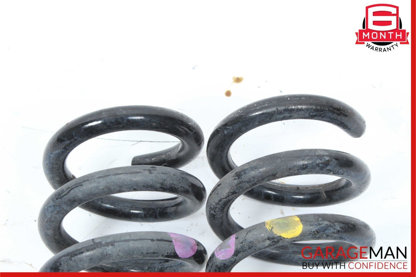 08-14 Mercedes W204 C250 C300 Rear Shock Absorber Suspension Coil Spring Set OEM