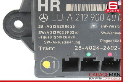 08-14 Mercedes W204 C250 C300 Sedan Rear Right Side Door Controller Module Unit