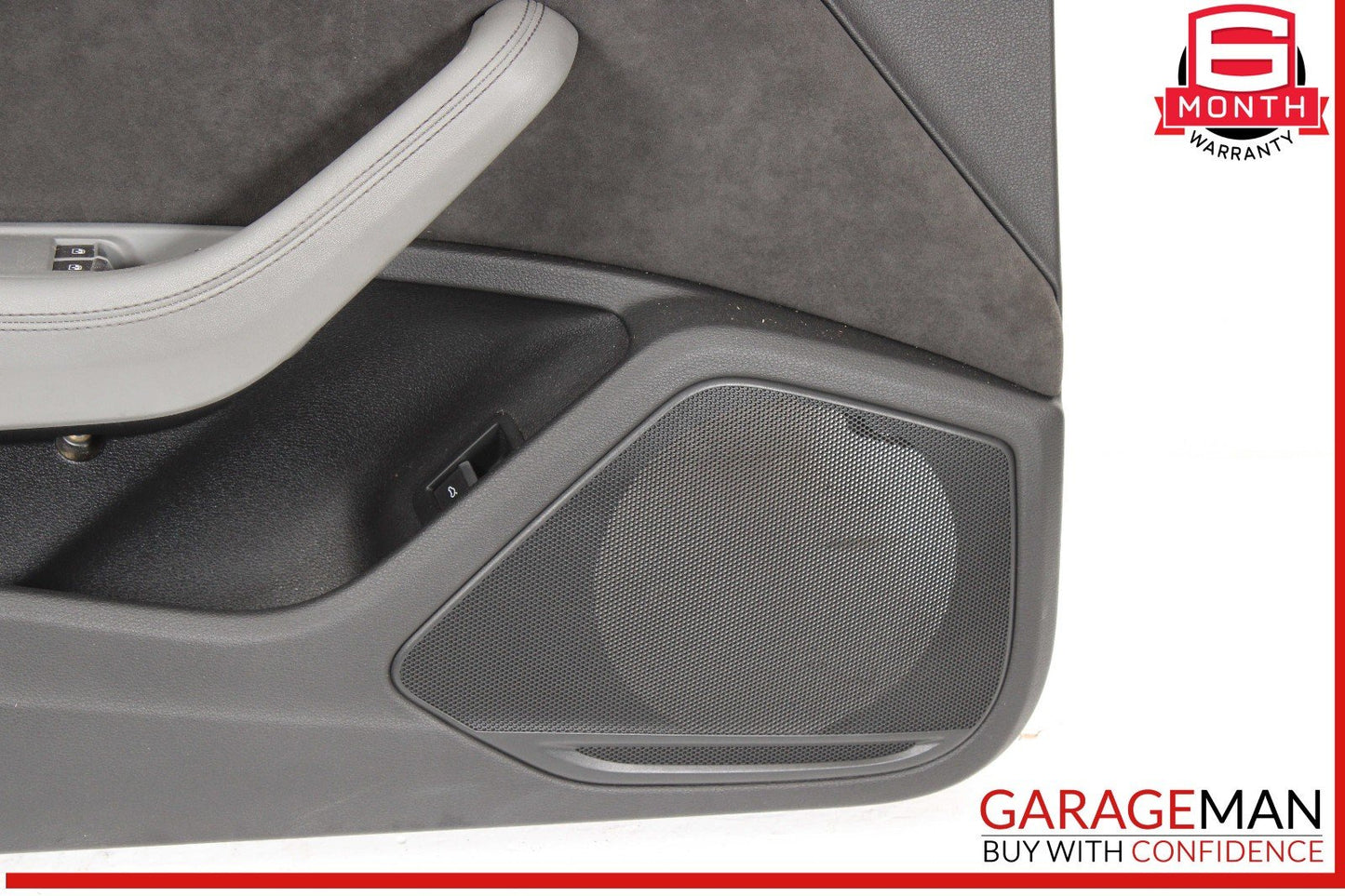 18-24 Audi S5 A5 Front Left Side Interior Door Panel Leather / Suede OEM