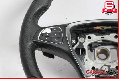 14-20 Mercedes W117 CLA250 GLA250 Steering Wheel w/ Paddle Shifters Assy OEM