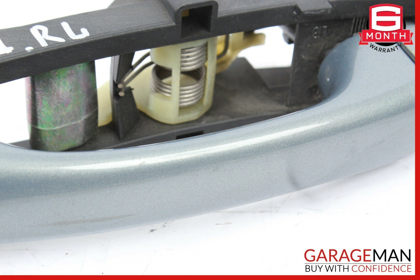 05-07 Mercedes W203 C230 C55 AMG Rear Left Driver Side Exterior Door Handle Gray
