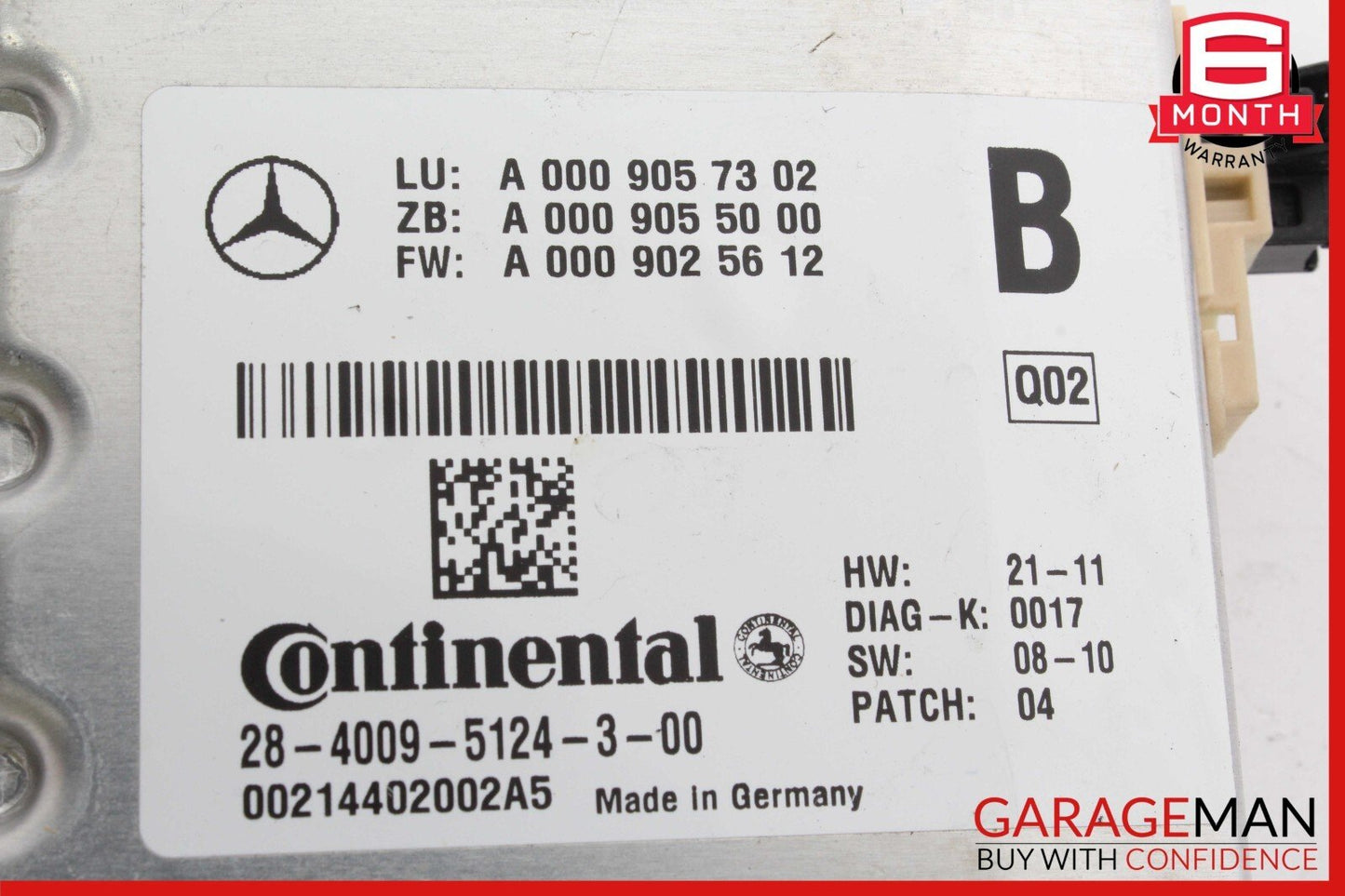 10-16 Mercedes W204 C350 E350 C300 Active Lane Assist Front Camera OEM