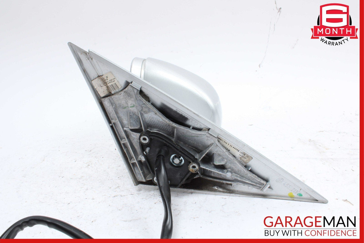 07-09 Mercedes W221 S550 S63 AMG Front Left Side Rear View Door Mirror Silver