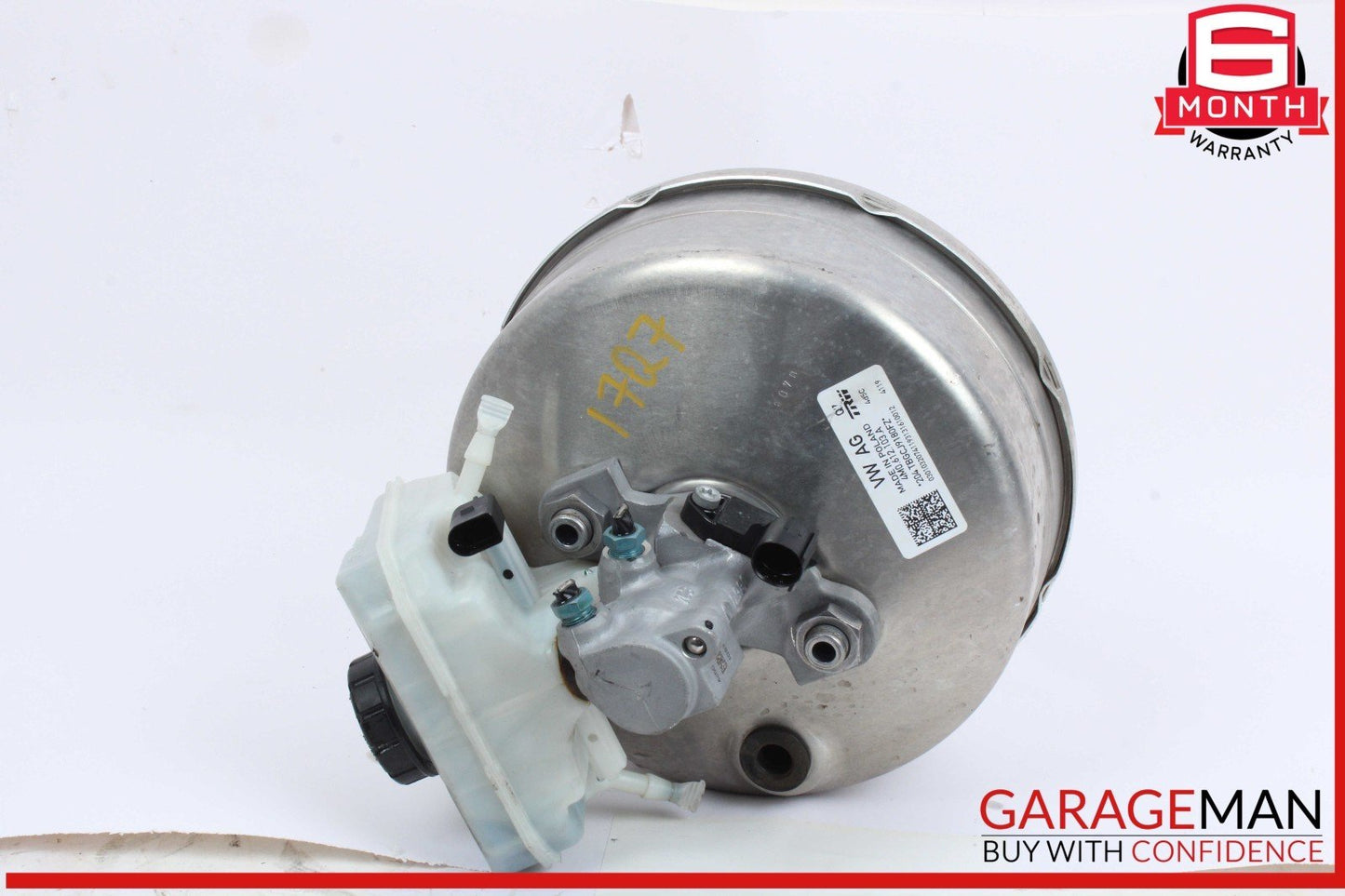 17-24 Audi Q7 Power Brake Booster Master Cylinder w/ Reservoir 4M0612103A OEM