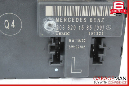 01-07 Mercedes W203 C230 C240 C320 Front Left Side Door Control Module Unit