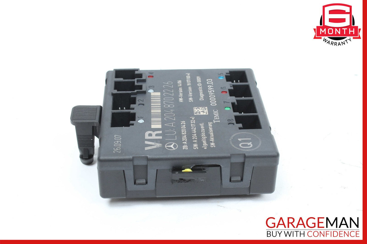 08-18 Mercedes W204 C300 C250 E400 Front Right Side Door Control Module OEM