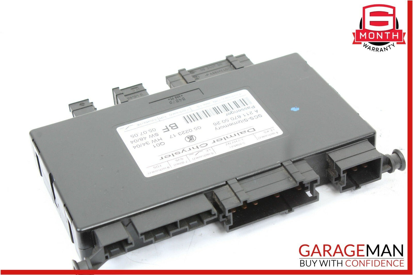 03-11 Mercedes W219 CLS500 Under Seat Control Module Front Right Side OEM