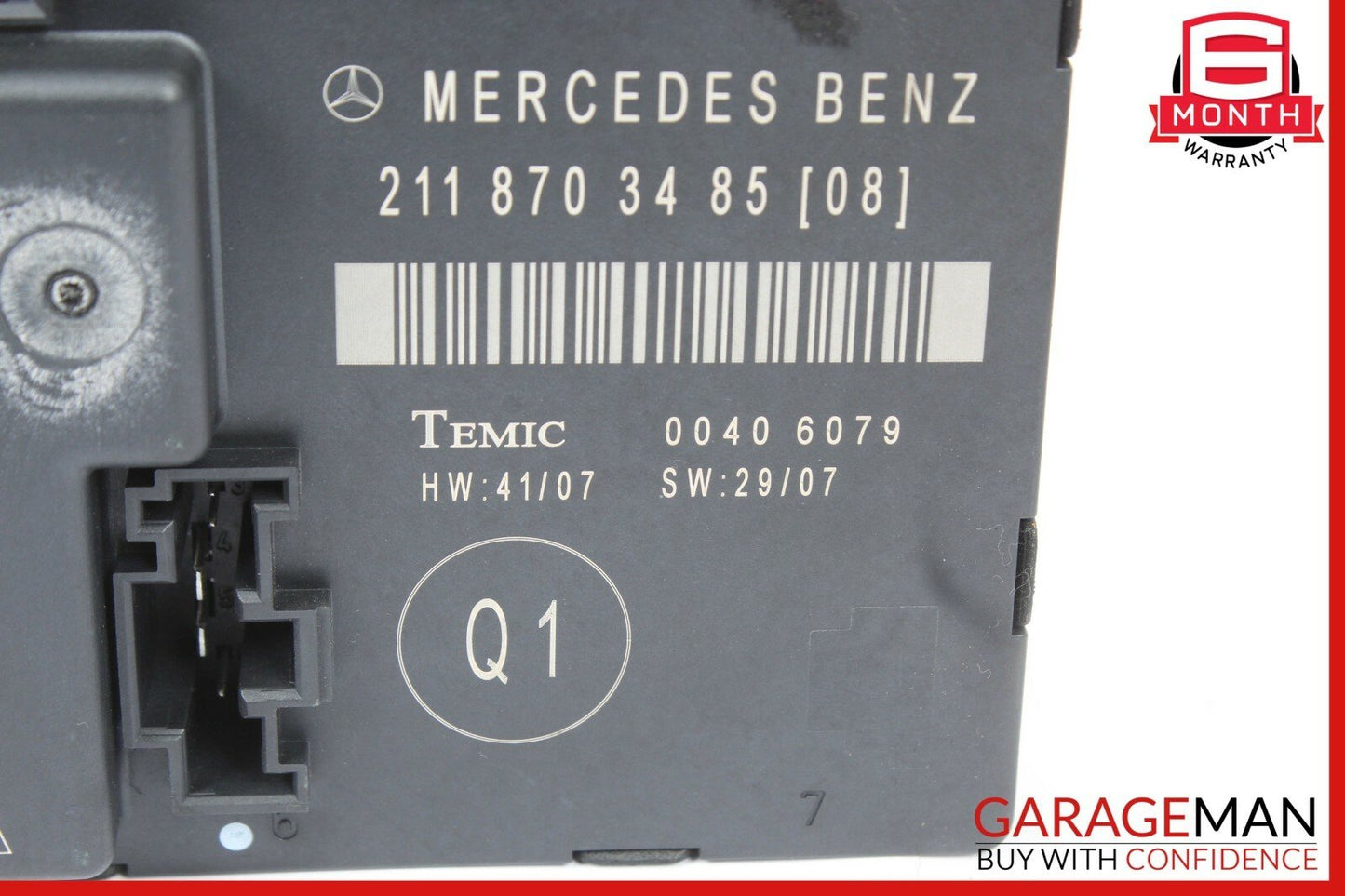 07-09 Mercedes W211 E350 E550 Rear Right Passenger Side Door Control Module OEM