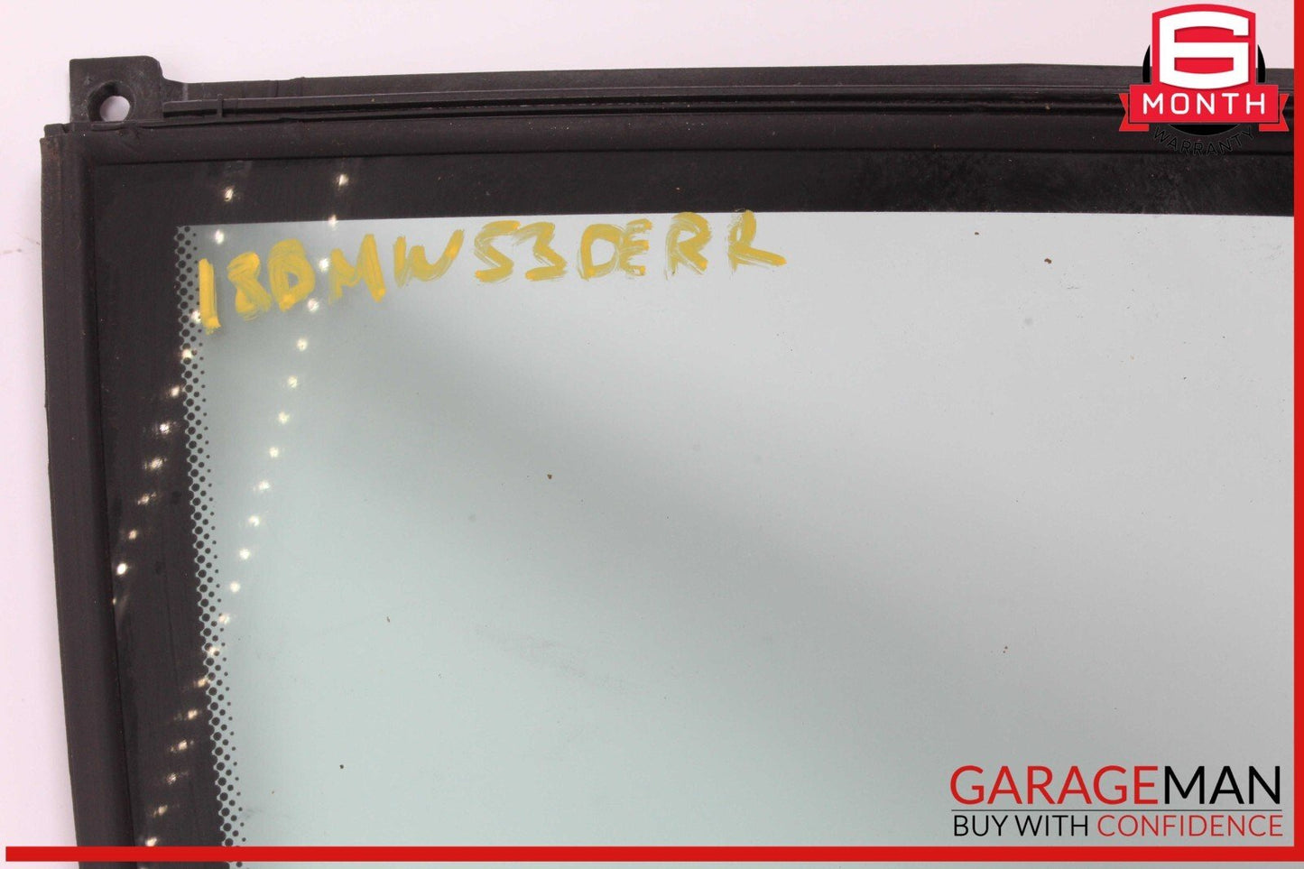 17-20 BMW 530E Rear Right Passenger Side Door Quarter Window Glass OEM