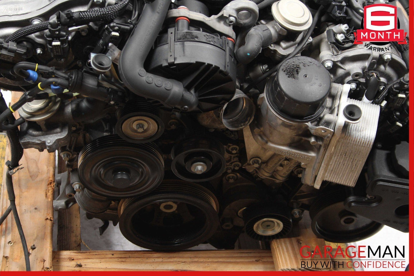 08-11 Mercedes W204 C300 Engine Motor Block Assembly 3.0L V6 M272 RWD 130k