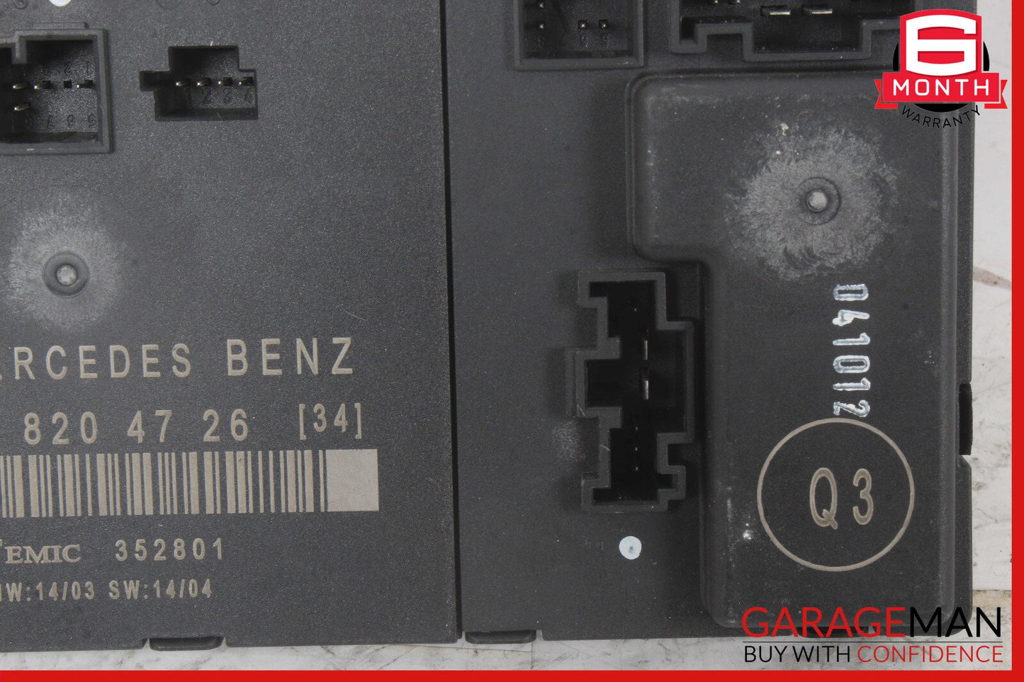 03-12 Mercedes R230 SL500 SL55 AMG Front Left Door Control Module 2308203526 OEM