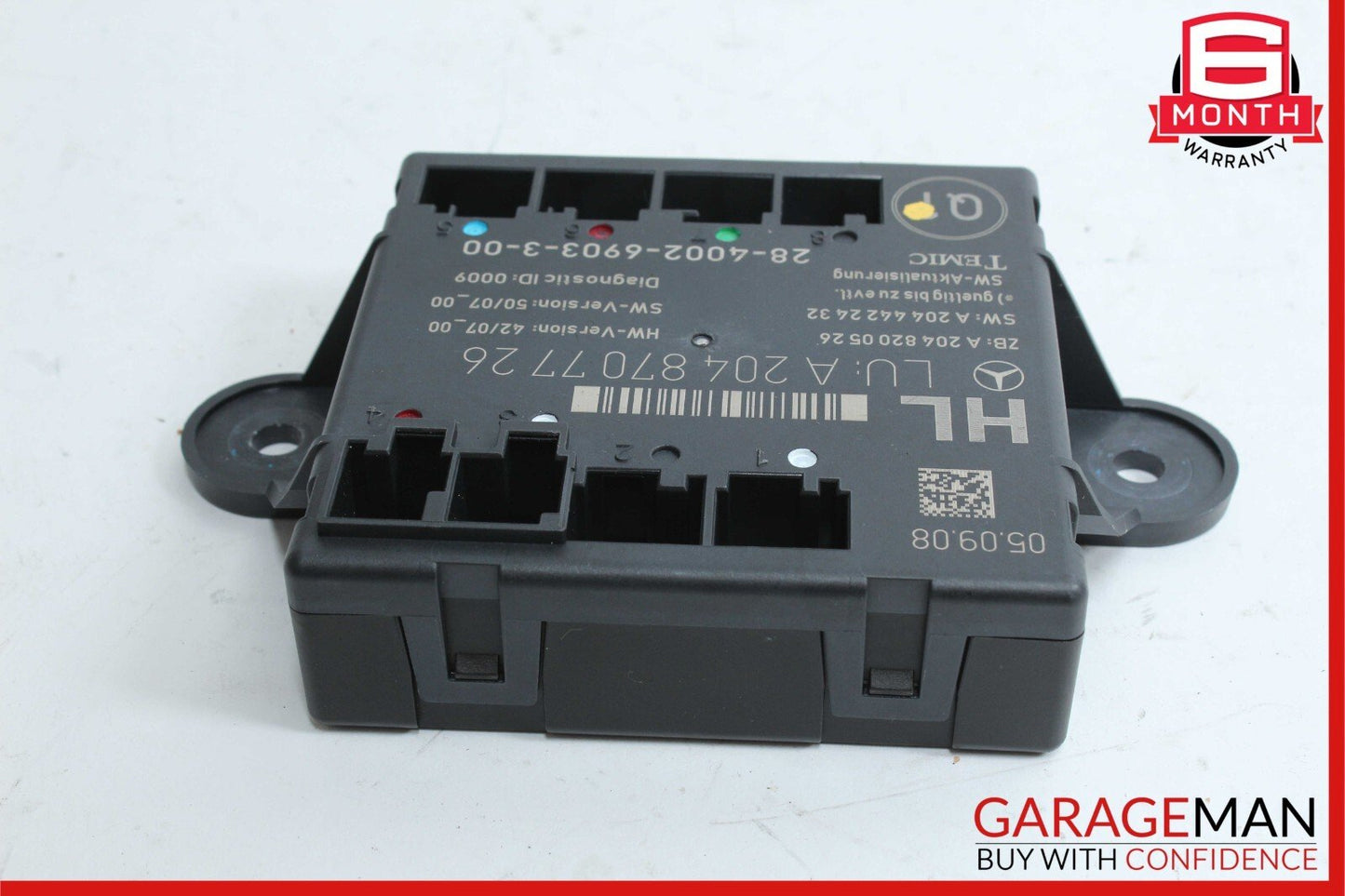 08-18 Mercedes W204 C300 C350 CLS500 Rear Left Side Door Control Module Unit