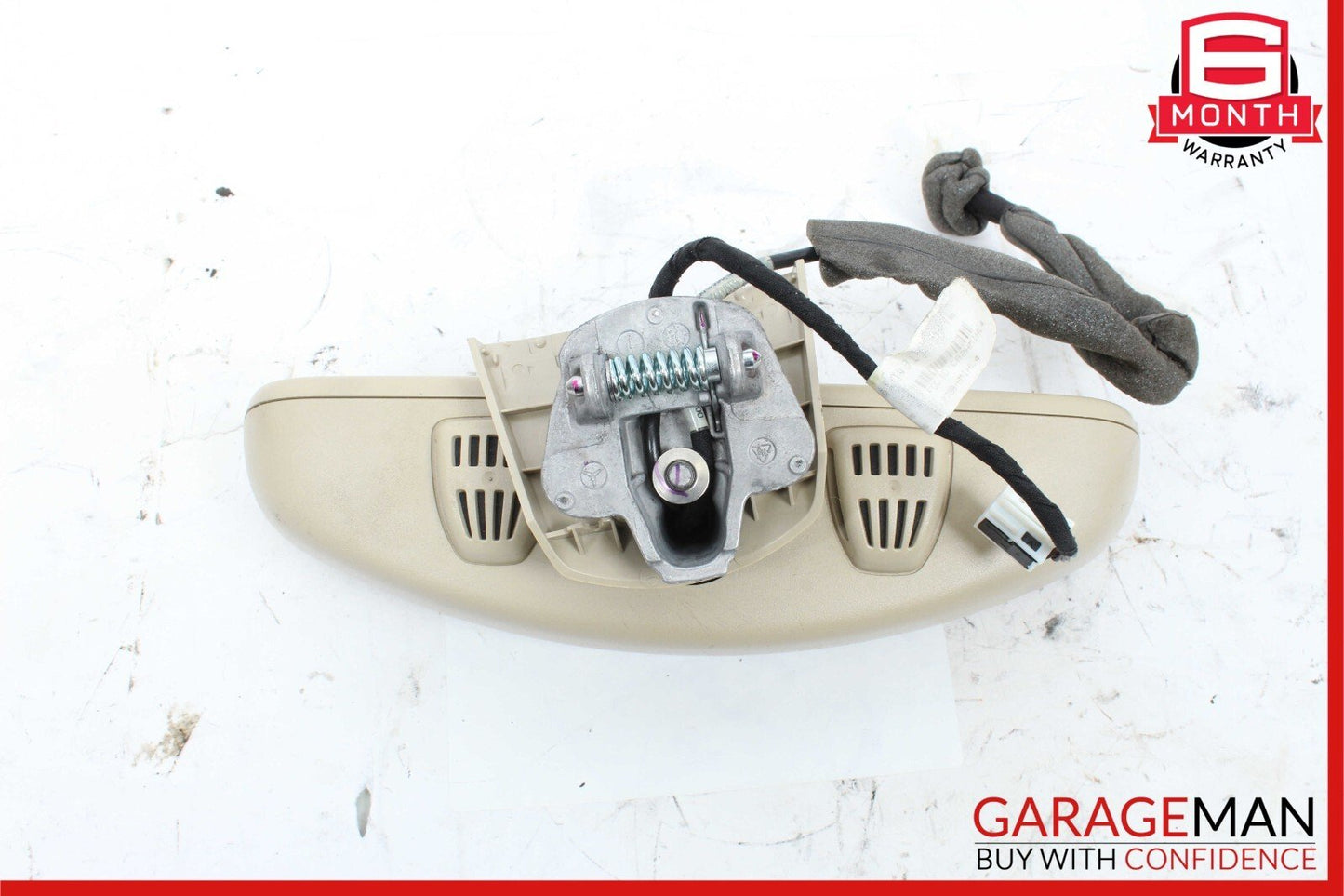 08-14 Mercedes W204 C300 C250 Interior Upper Rear View Mirror Beige OEM