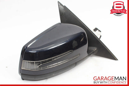 12-14 Mercedes W204 C300 Front Right Side Mirror Door Rear View Glass Blue OEM