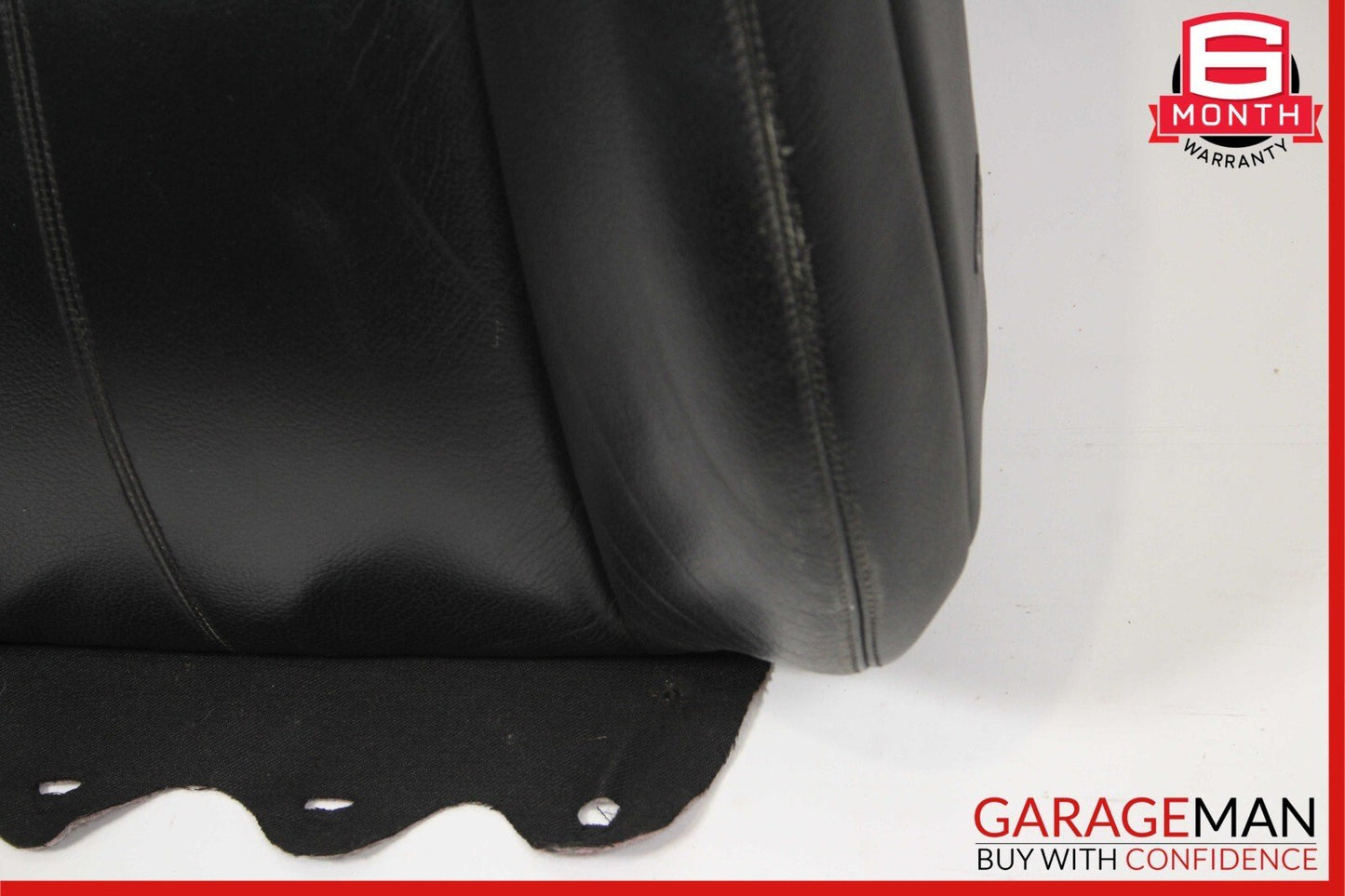 07-09 Mercedes W221 S450 S550 Front Left Side Top Upper Seat Cushion Cover Black