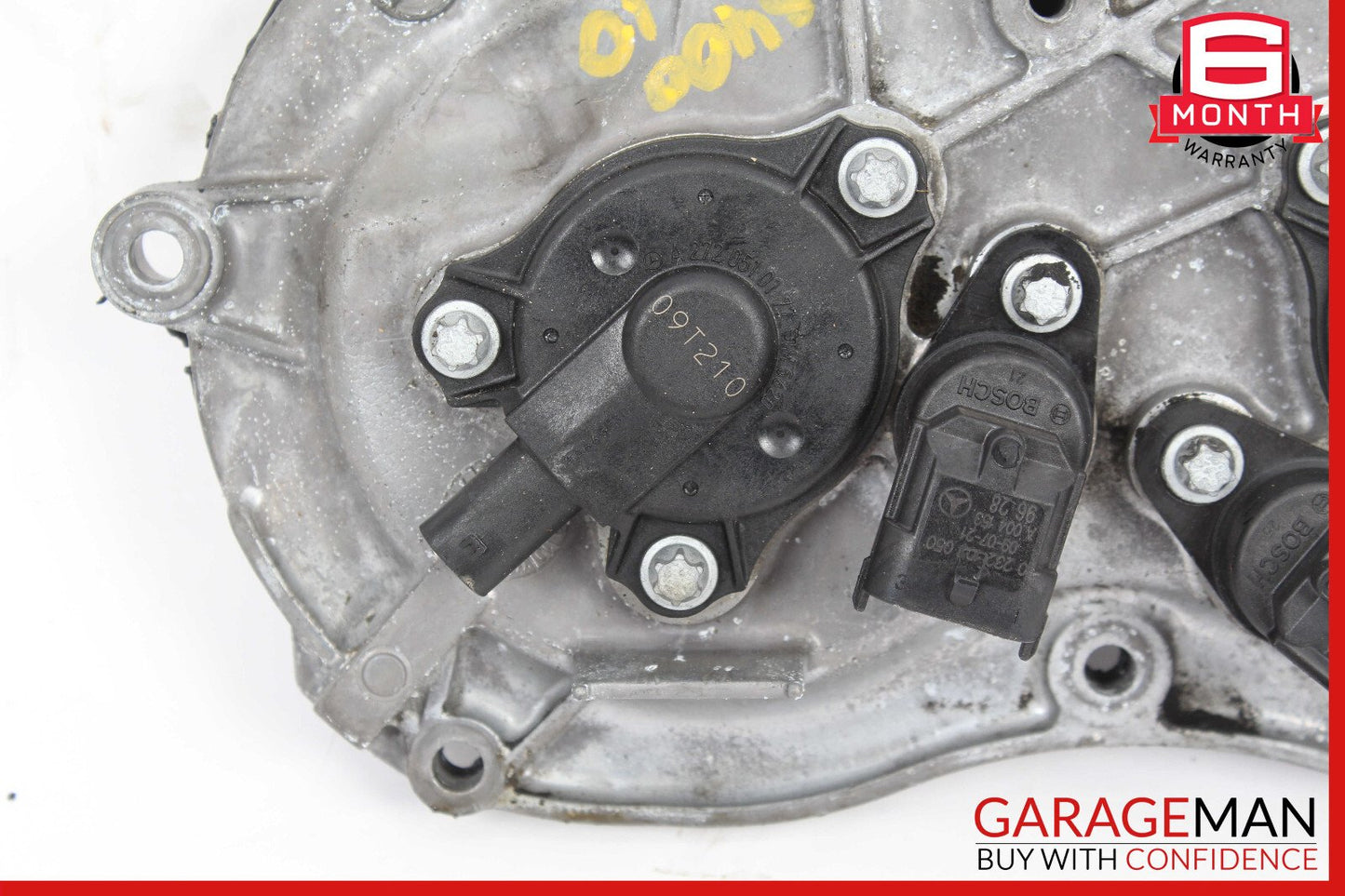 06-13 Mercedes W221 S400 Front Right Engine Timing Chain Cover Plate OEM