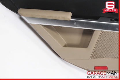 10-15 Mercedes X204 GLK350 Rear Left Side Interior Door Panel Assembly Brown