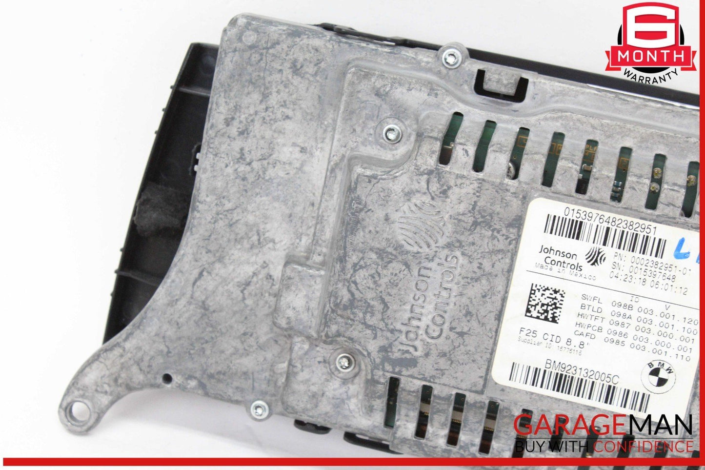 11-17 BMW X3 Dash Dashboard Radio Navigation Information Info Display Screen OEM