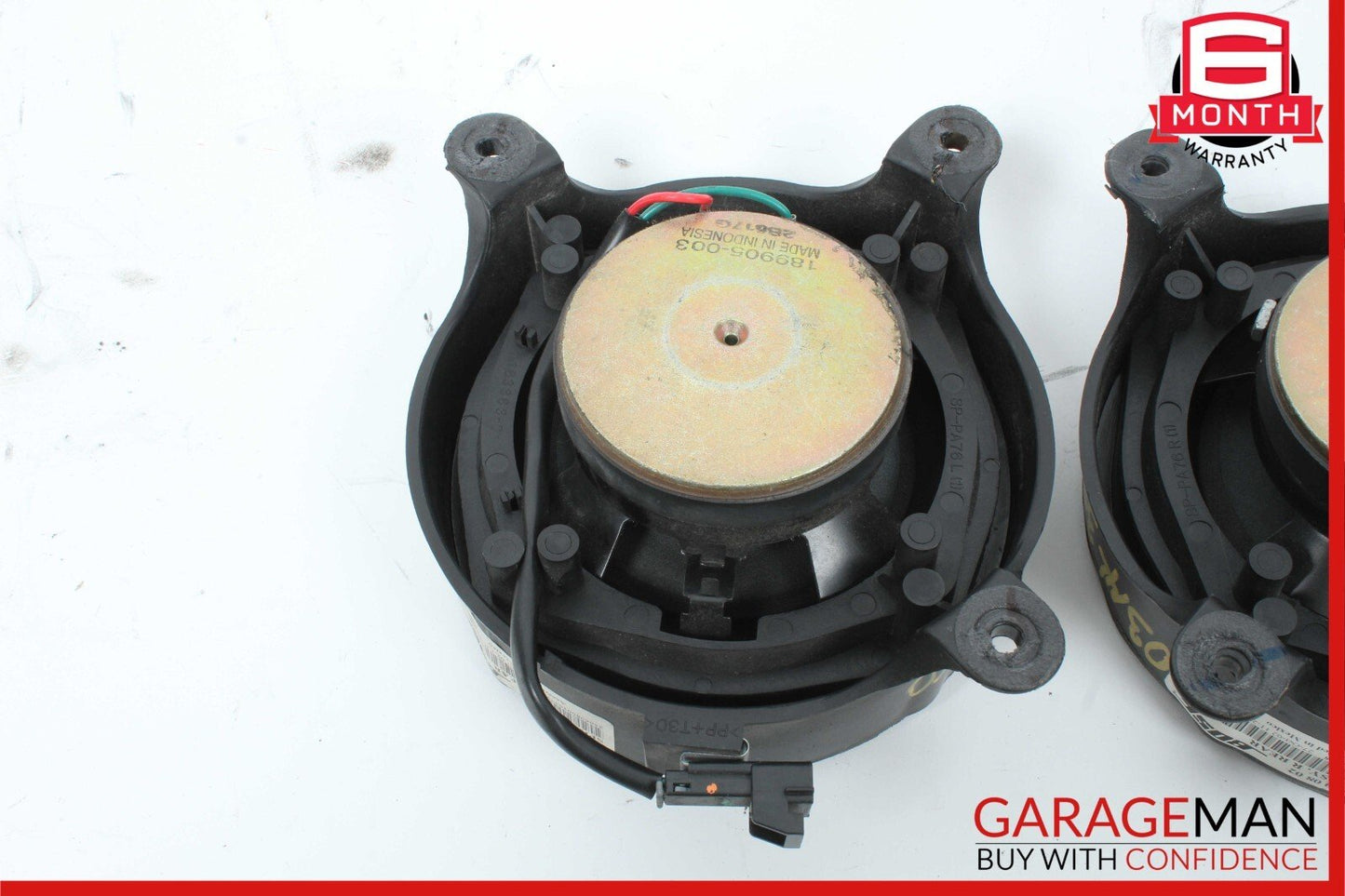 02-05 Mercedes W163 ML350 Rear Right & Left Side Door Audio Speakers Set OEM