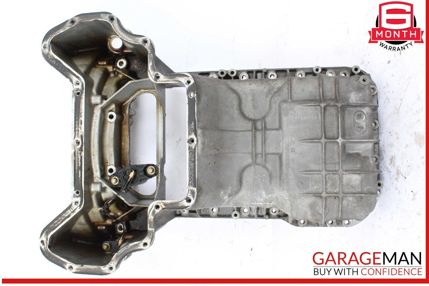 06-11 Mercedes W203 C230 Engine Upper Oil Sump Baffle Pan 2720142102 OEM
