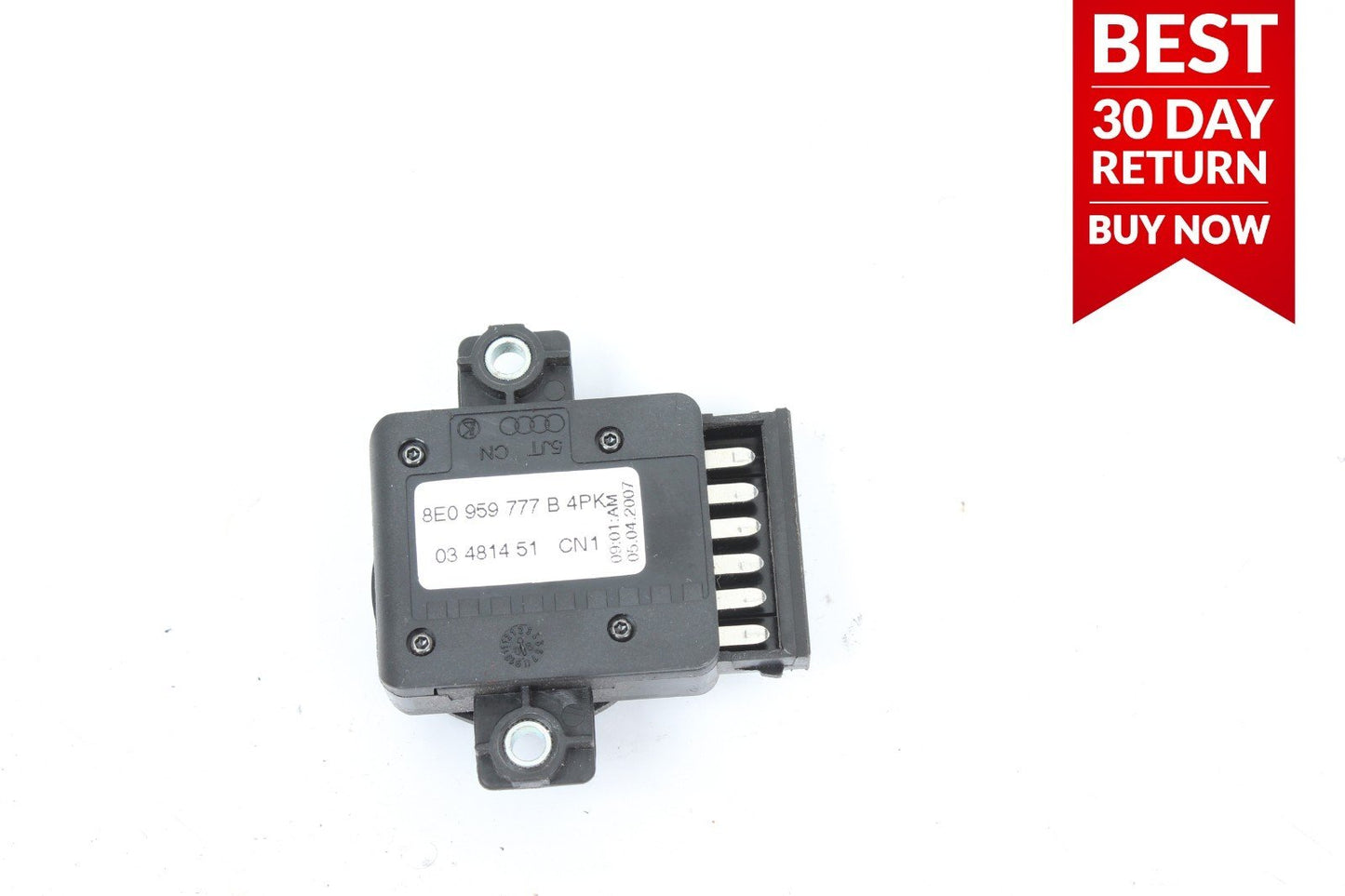 07-09 Audi Q7 Front Left Side Seat Lumbar Adjustment Switch Module Black A110