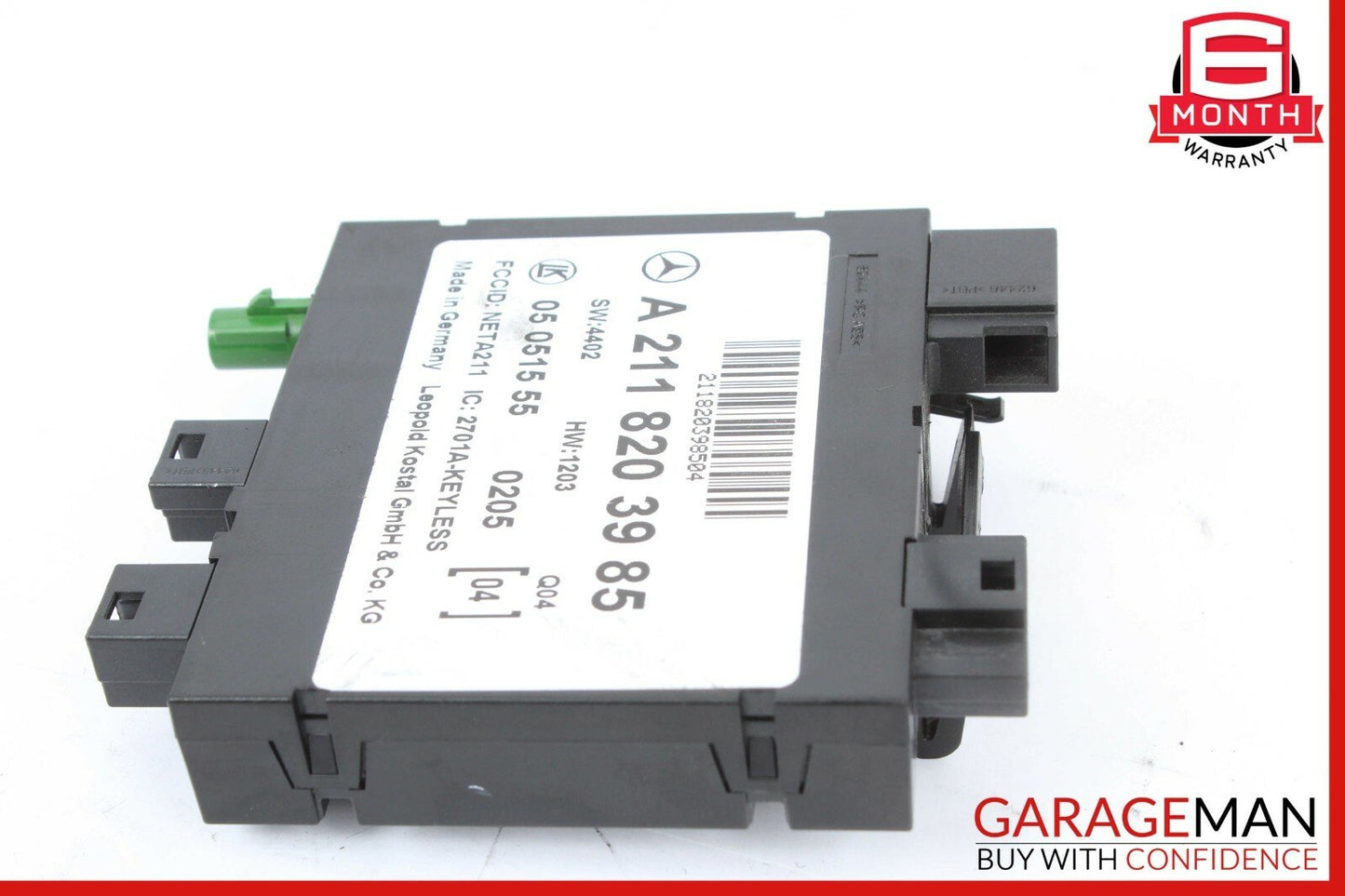 06-10 Mercedes W219 CLS500 Keyless Go Entry Control Module Unit 2118203985