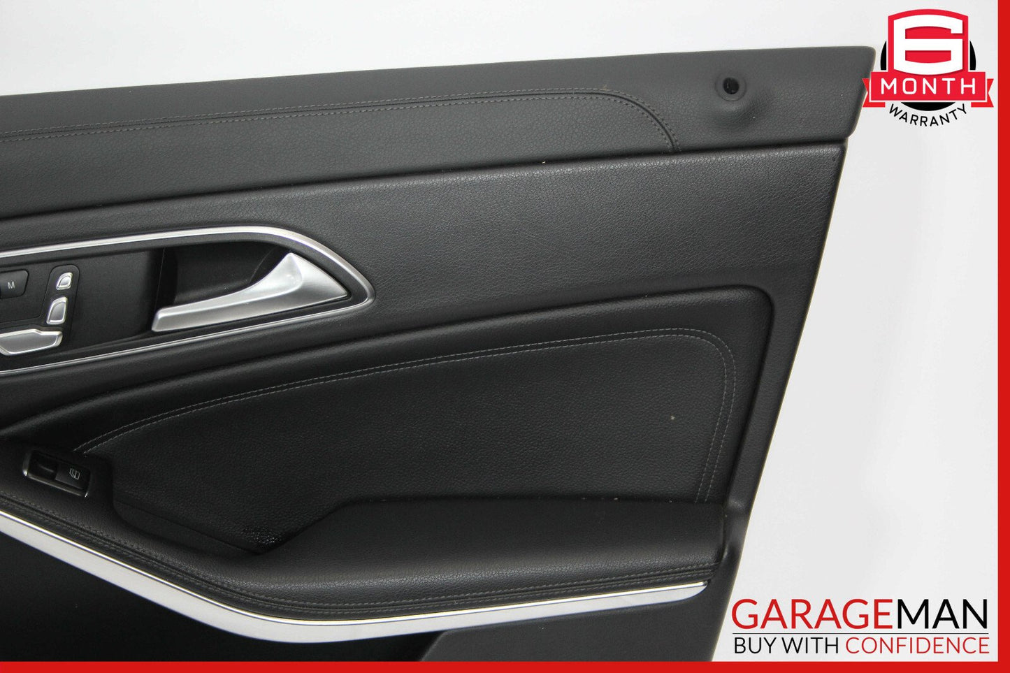14-19 Mercedes W117 CLA45 Front Right Interior Door Trim Panel Black OEM