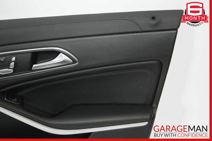 14-19 Mercedes W117 CLA45 Front Right Interior Door Trim Panel Black OEM