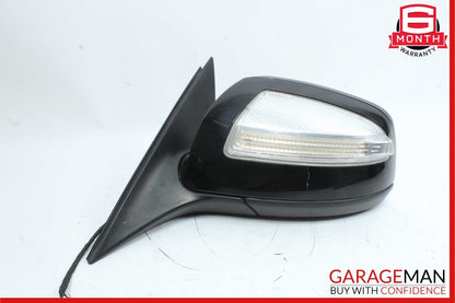 08-09 Mercedes W204 C300 C350 Front Left Side Mirror Door Rear View Black OEM