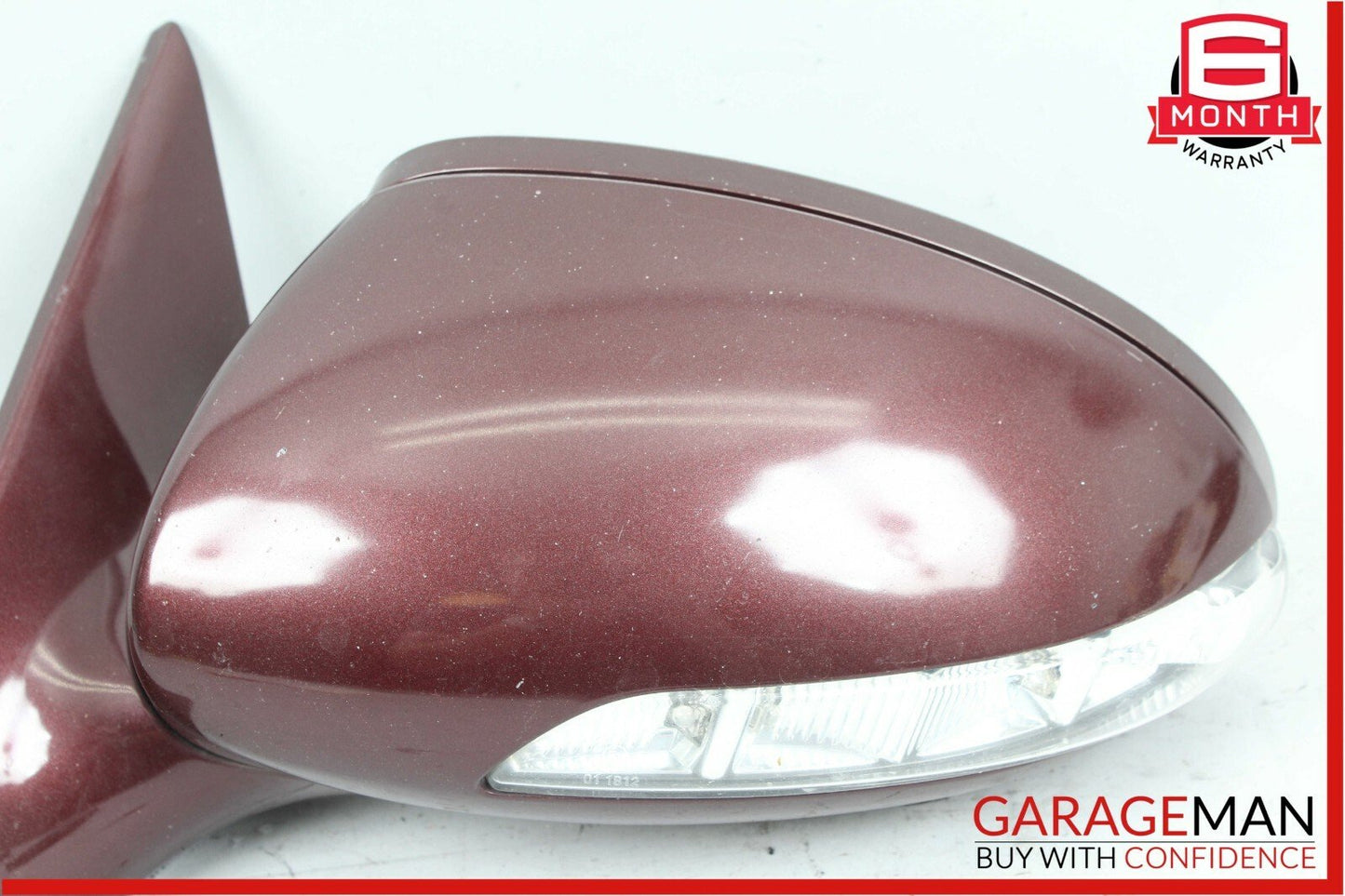 06-08 Mercedes W219 CLS500 Front Left Side Mirror Door Rear View Carneol Red OEM