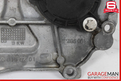12-18 Mercedes GL450 S550 Engine Timing Chain Cover Plate 2760150201 OEM