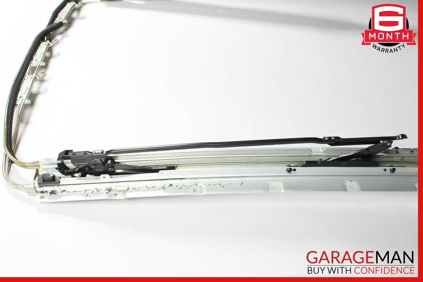 06-10 Mercedes W251 R320 R500 Panoramic Pano Sunroof Rail Track Frame Assembly