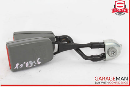 07-13 Mercedes W221 S550 Rear Right Center Dual Seatbelt Seat Belt Buckle Gray