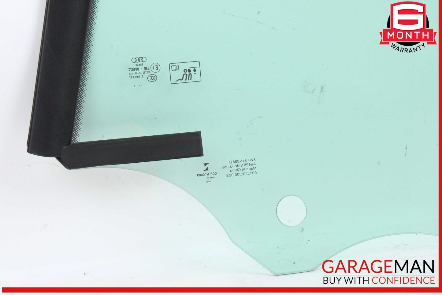 18-24 Audi S5 A5 Rear Right Passenger Side Quarter Window Glass 8W7845298B OEM