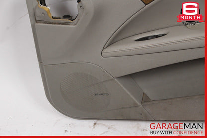 07-09 Mercedes W211 E350 Front Right Side Interior Door Panel Trim Cover Gray