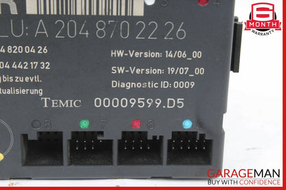 08-18 Mercedes W204 C300 C250 E400 Front Right Side Door Control Module OEM