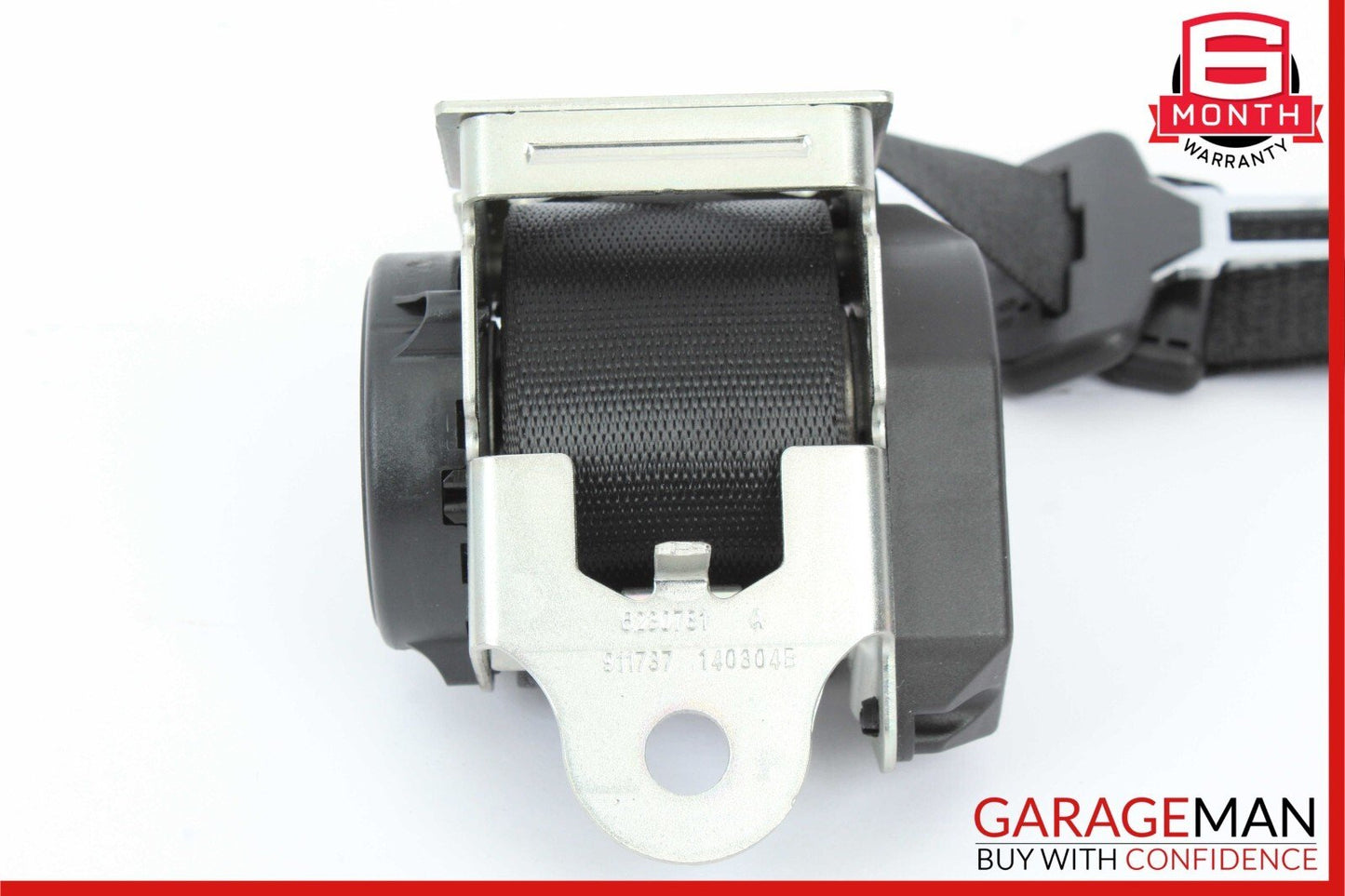 14-17 Maserati Ghibli Rear Center Seatbelt Seat Belt Retractor Assembly Black