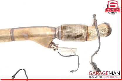 14-16 Mercedes W212 E250 Diesel Bluetec Center Exhaust Pipe Silencer OEM