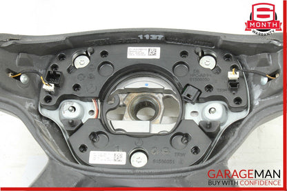 07-09 Mercedes W221 S550 4 Spoke Steering Wheel w/ Paddle Shifters Black OEM
