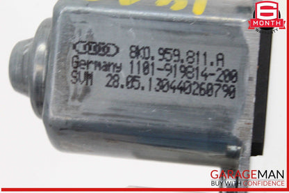 12-18 Audi A6 S6 SQ5 Rear Left Driver Side Window Regulator Motor 8K0959811A OEM