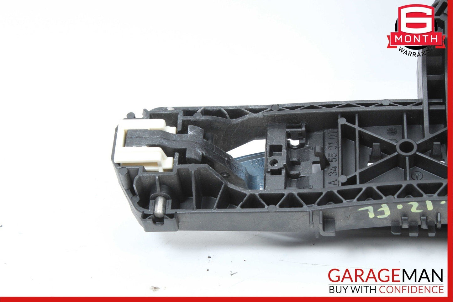 08-14 Mercedes W204 C250 Front Left Side Exterior Door Handle Assembly Blue OEM