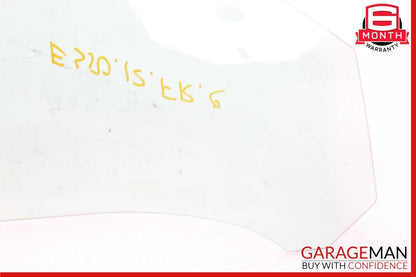 11-17 Mercedes W207 E350 E550 Convertible Door Window Glass Front Right OEM