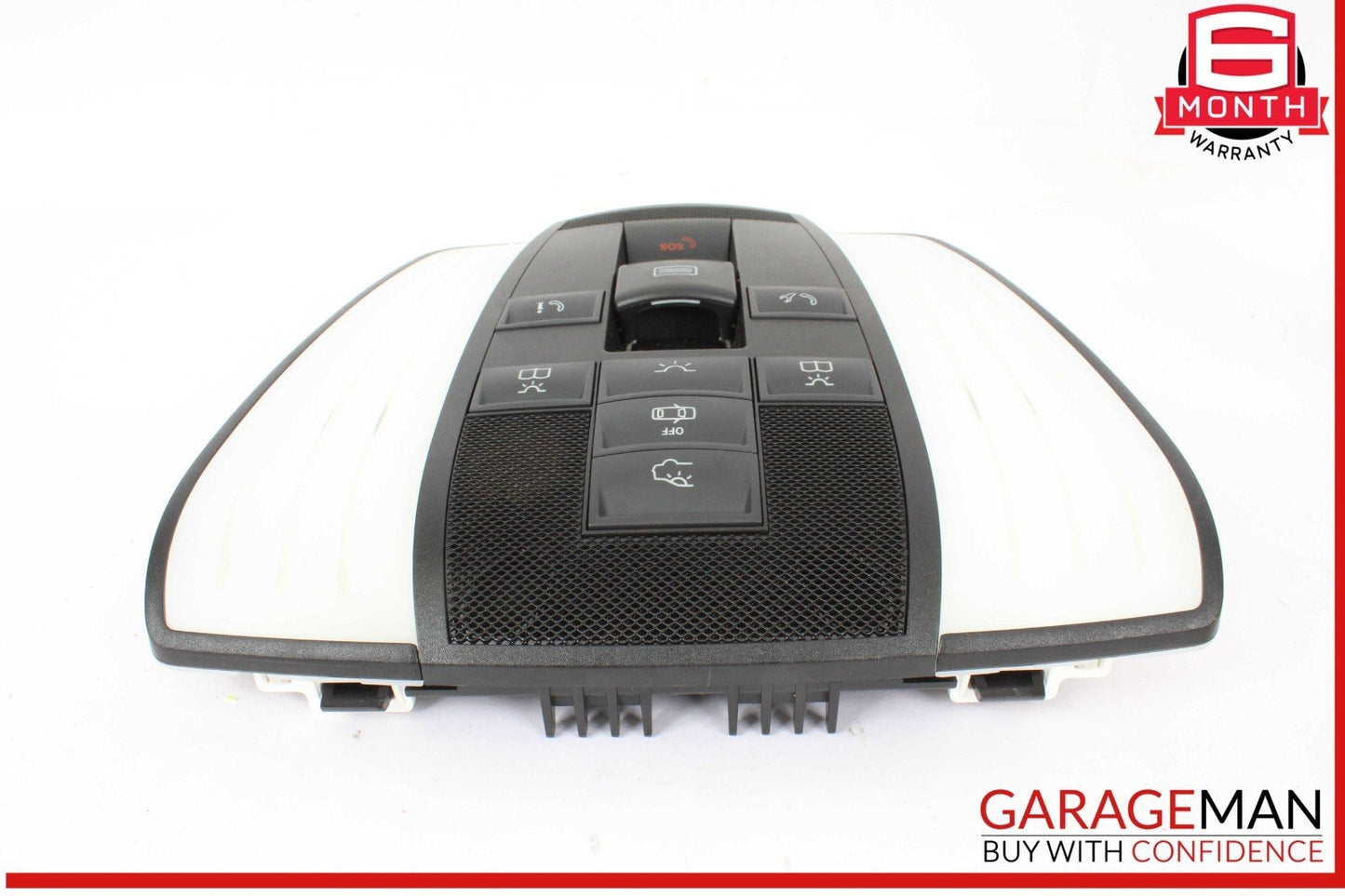 10-18 Mercedes W212 E350 Bluetec Overhead Dome Light Lamp Black 2129064601 OEM