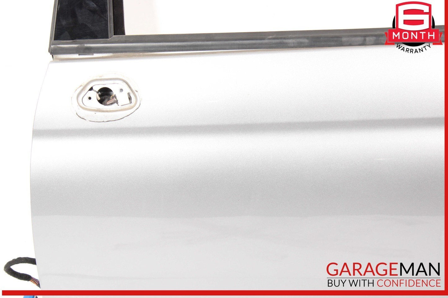12-17 Fiat 500 Front Left Driver Side Door Shell Panel Gray OEM
