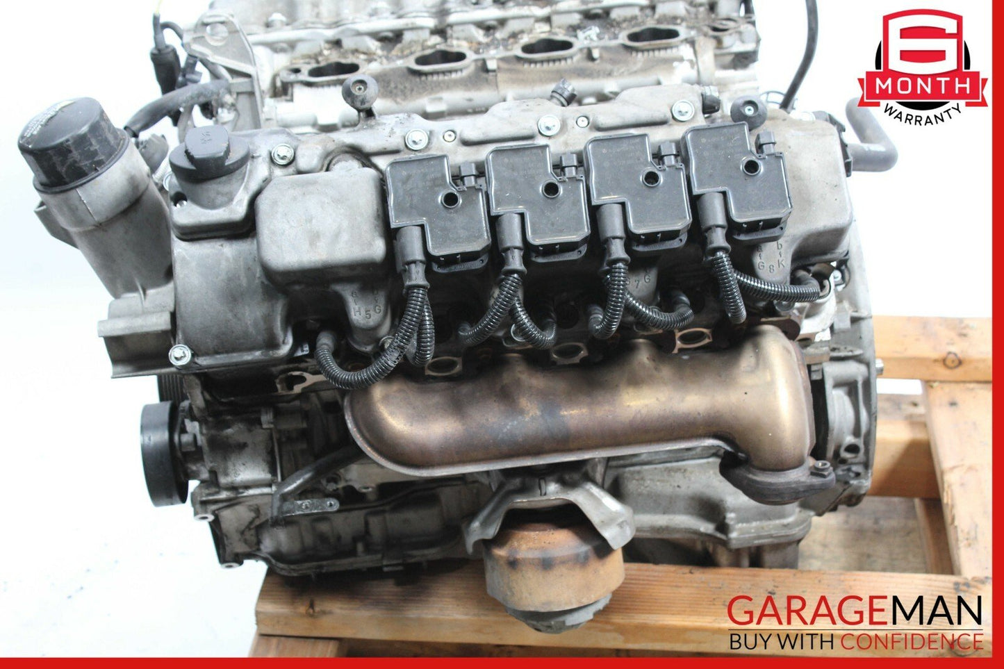 03-06 Mercedes R230 SL500 RWD Engine Motor Block Assembly OEM