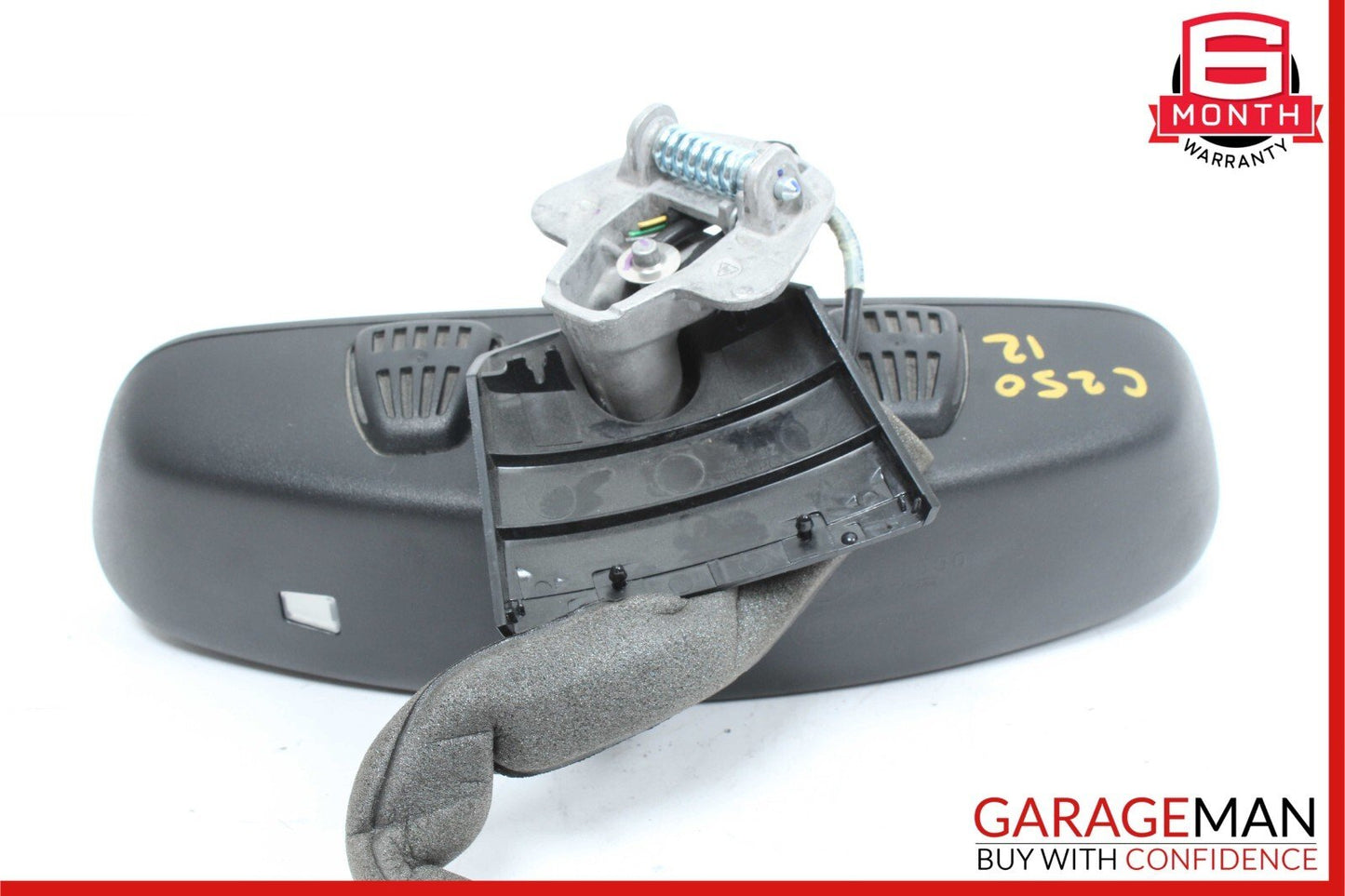 10-16 Mercedes W204 C250 C300 E250 E400 Interior Rear View Mirror Black OEM