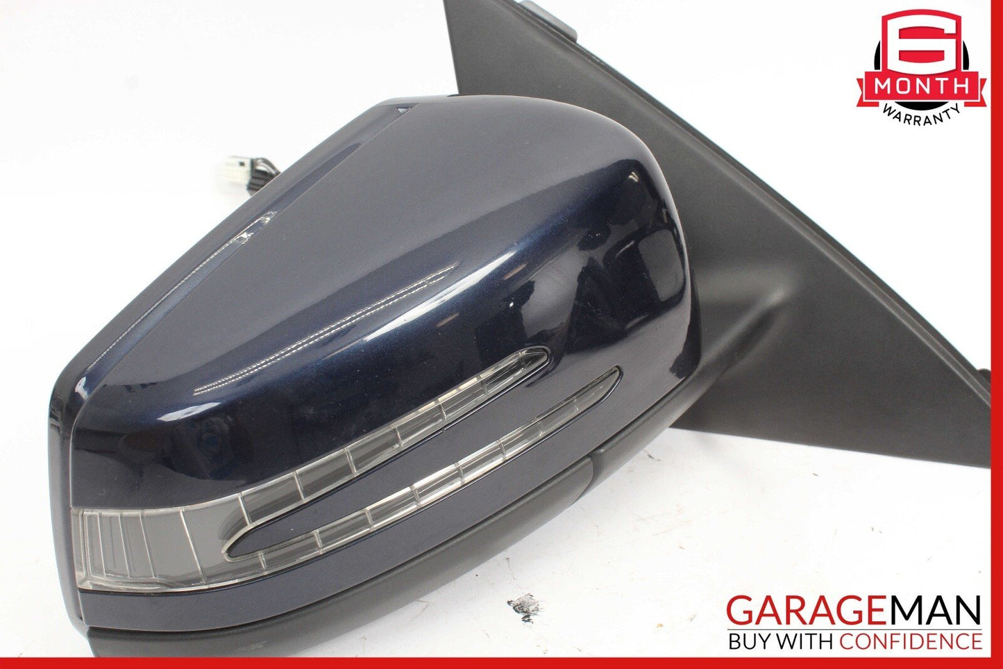 12-14 Mercedes W204 C250 Front Right Side Mirror Door Rear View Glass Grey OEM