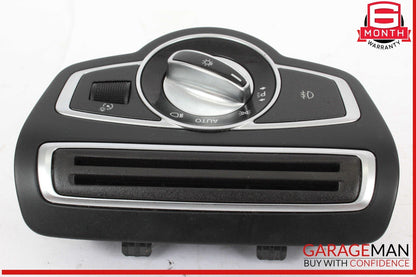 15-20 Mercedes W205 C300 Head Light Headlight Control Switch Trim Assembly Black