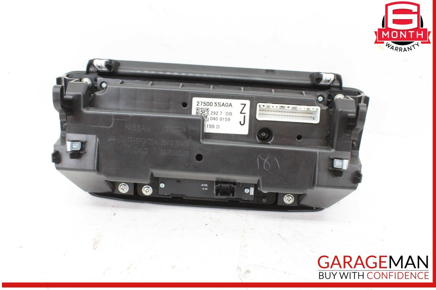 18-24 Nissan Leaf Front AC Heater Temperature Climate Control Switch Panel OEM